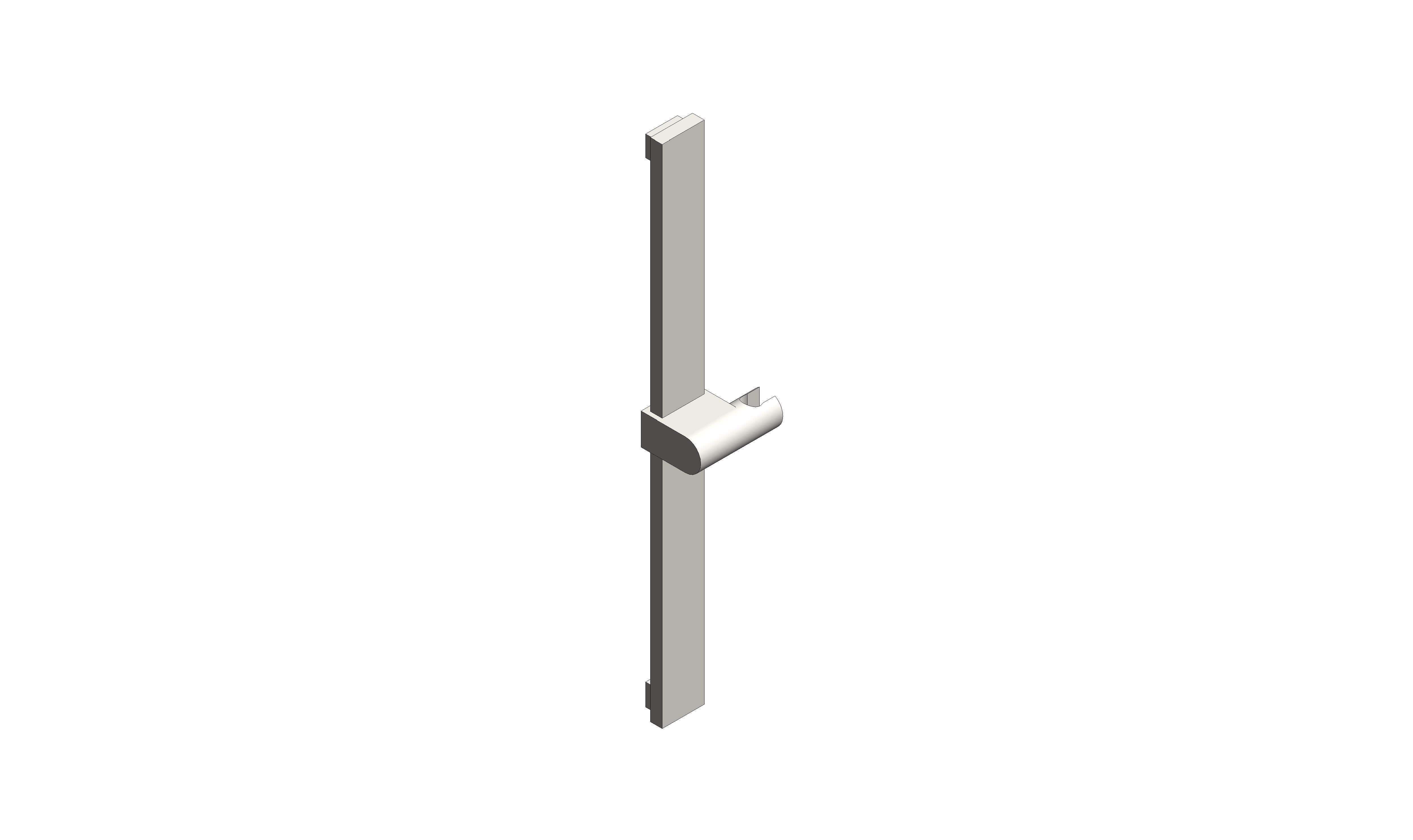 Product: RAINSHOWER AQUA Shower rail, 600 mm (101673DC00)
