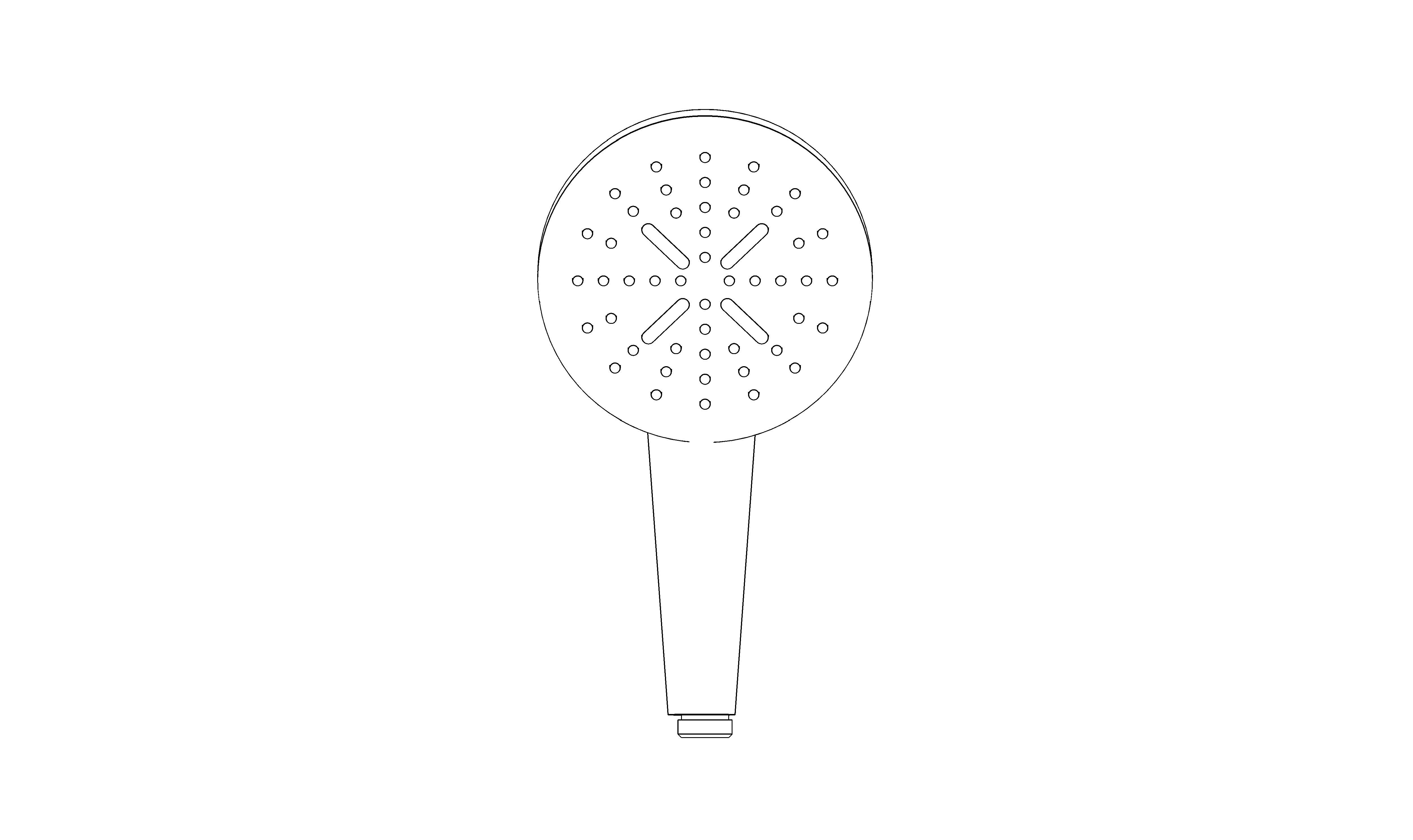 Product: RAINSHOWER AQUA Hand shower 3 sprays (101676AL00)