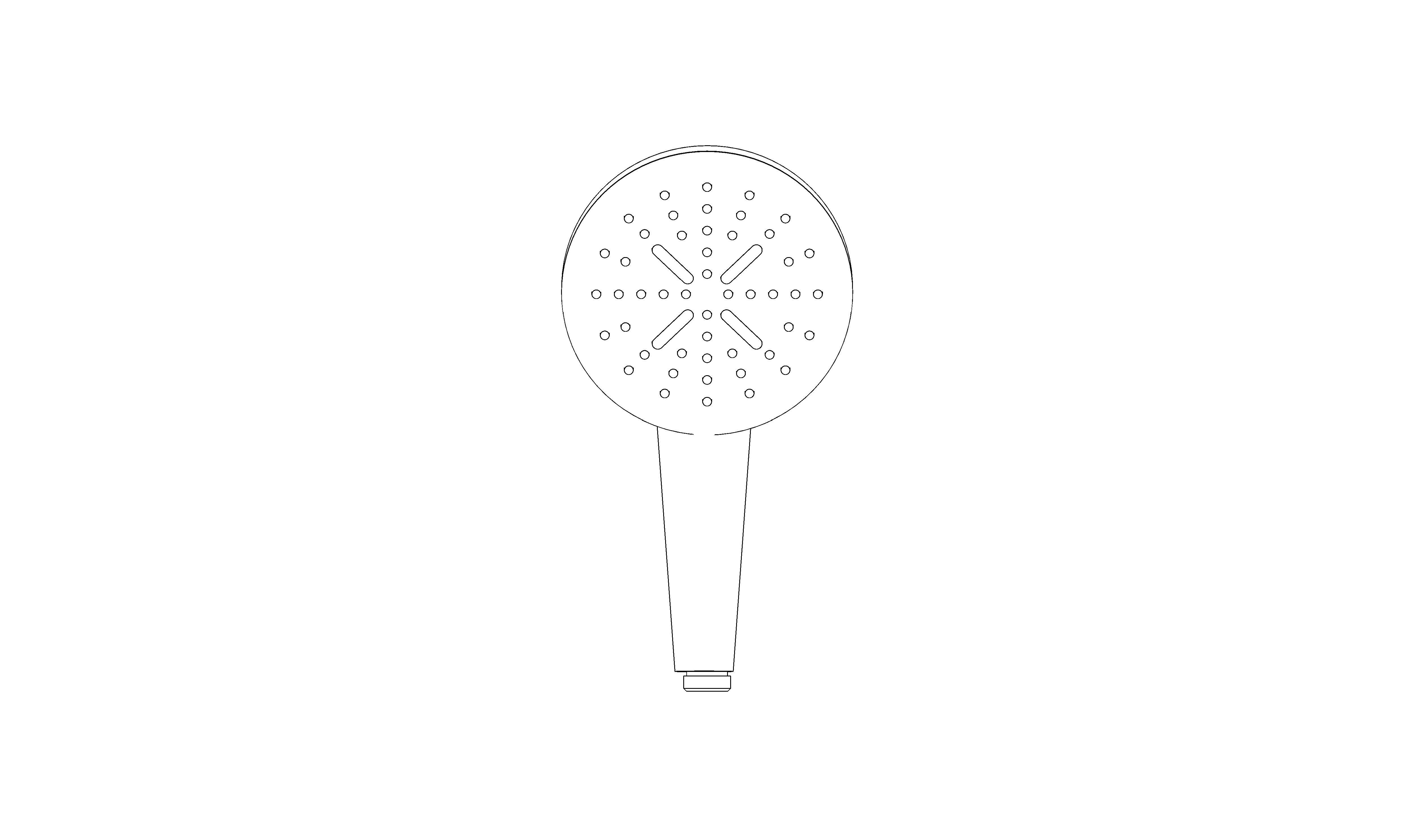 Product: RAINSHOWER AQUA Hand shower 3 sprays (101676DA00)