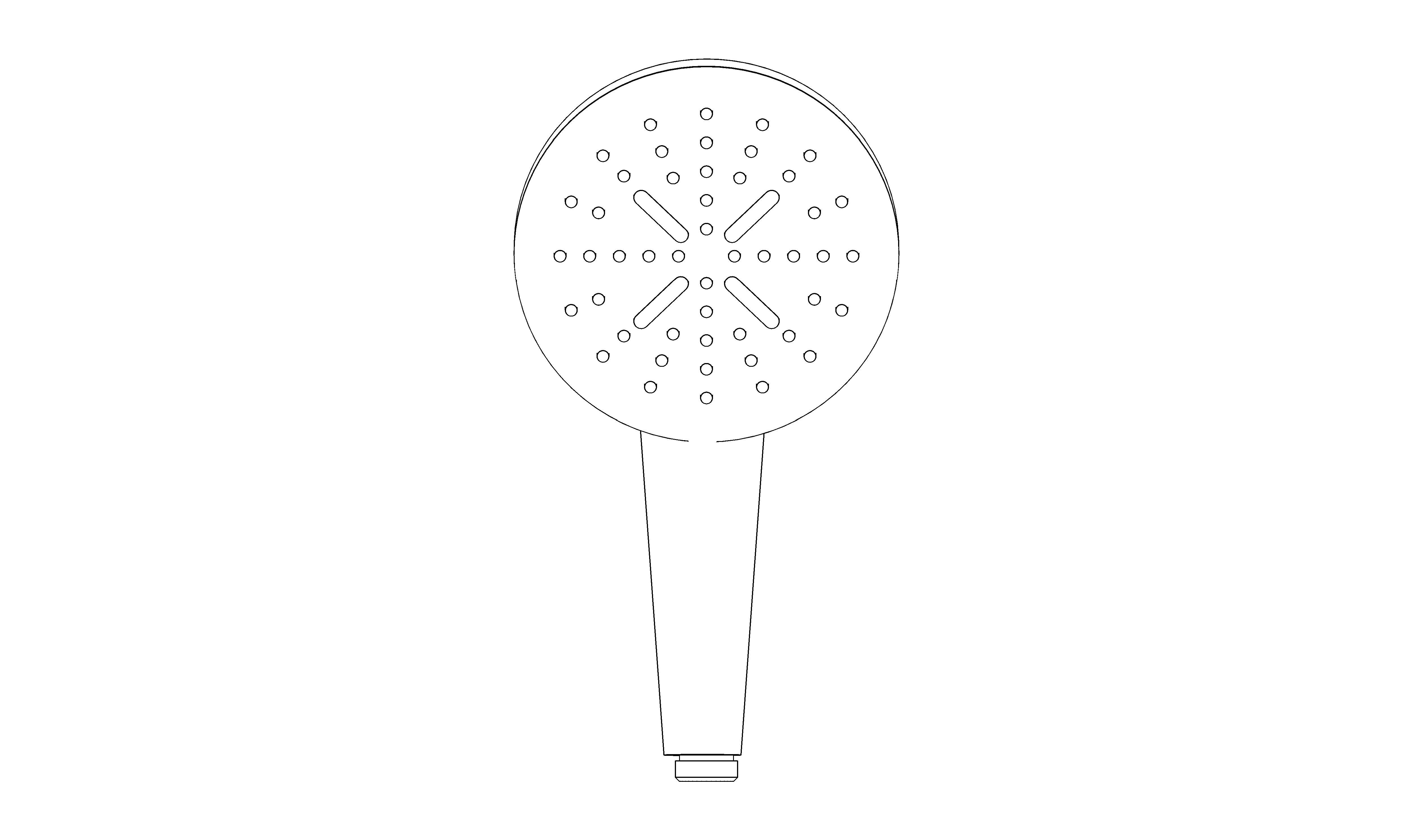 Product: RAINSHOWER AQUA Hand shower 3 sprays (101676GL00)