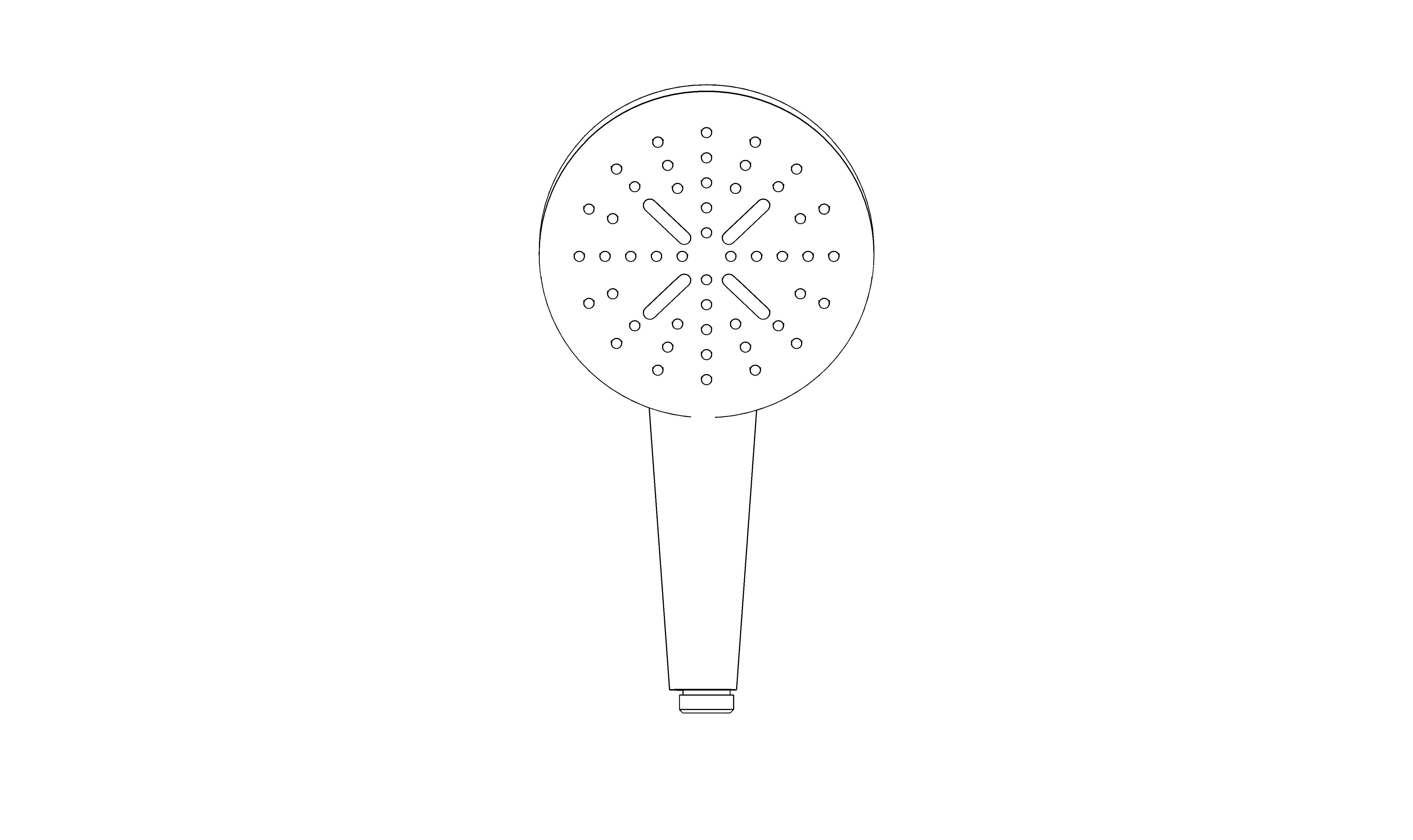 Product: RAINSHOWER AQUA Hand shower 3 sprays (101676GN00)