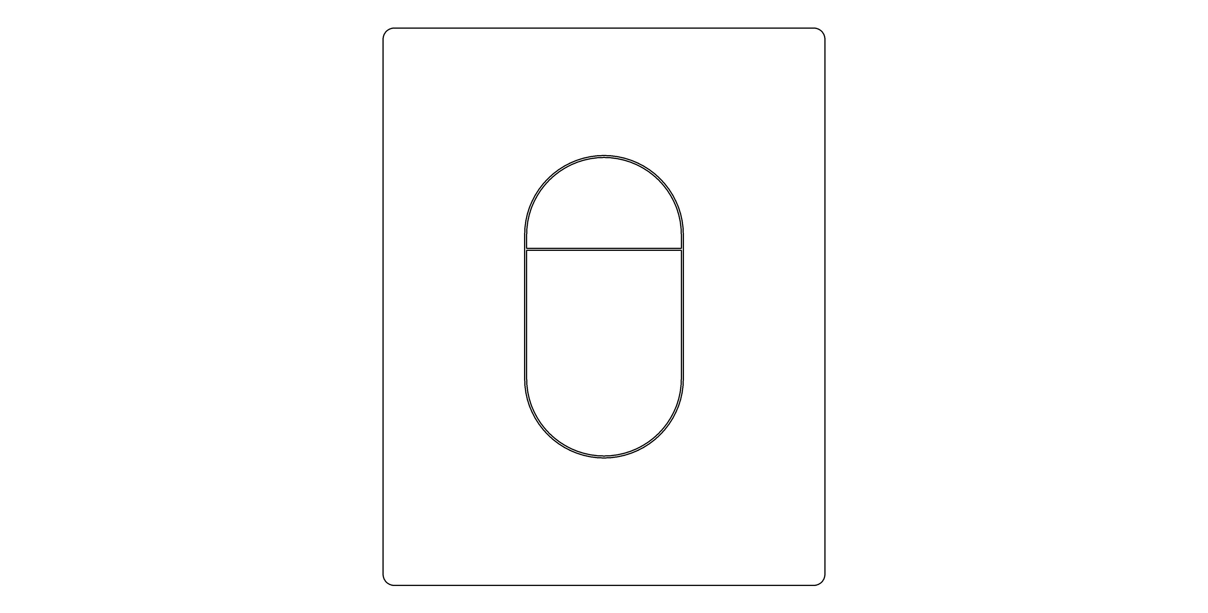 Product: ARENA COSMOPOLITAN Flush plate (38844KV0)