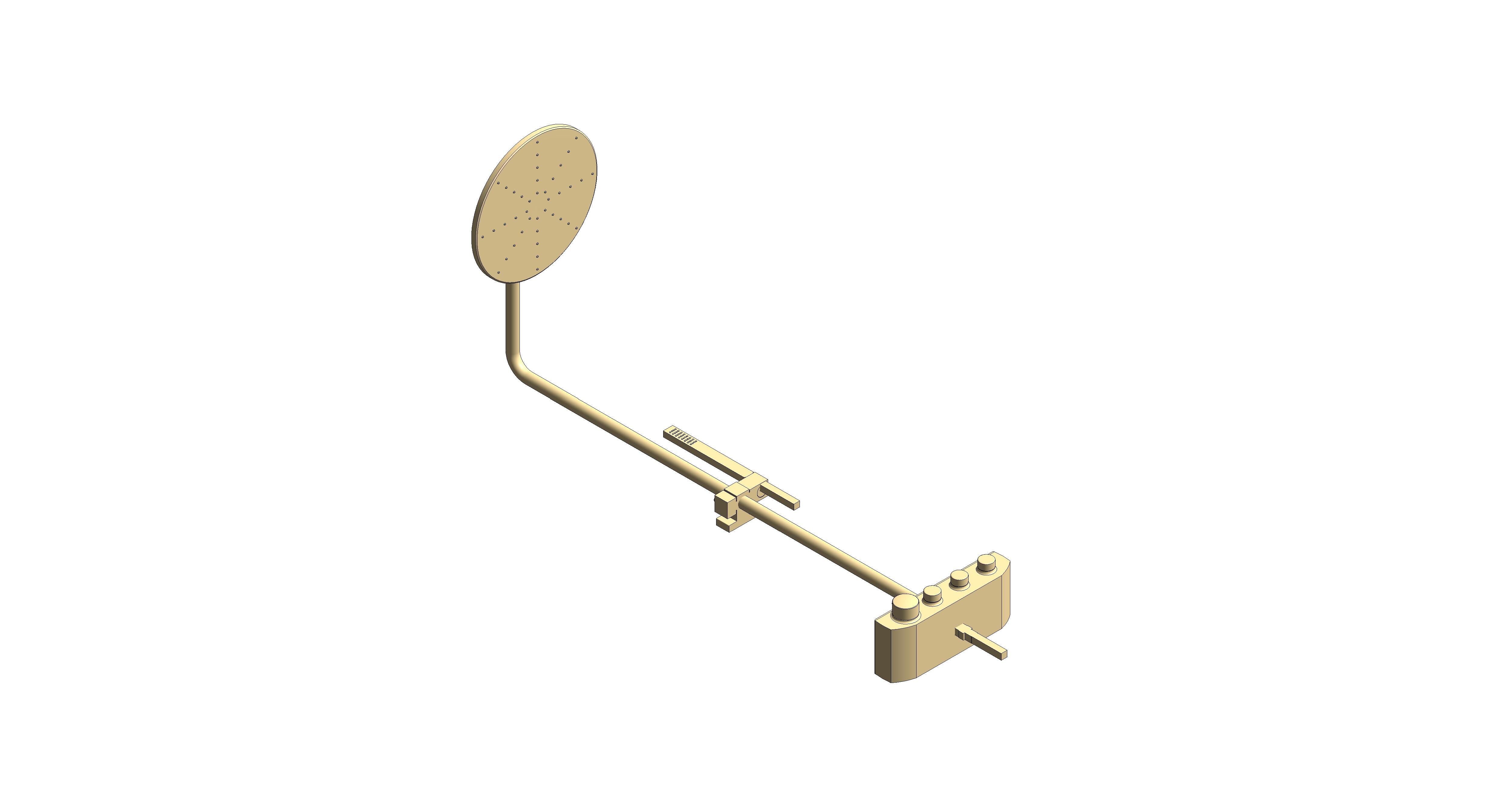 Product: EUPHORIA SMARTCONTROL SYSTEM 310 CUBE DUO Shower system with thermostat for wall mounting (26508GL0)