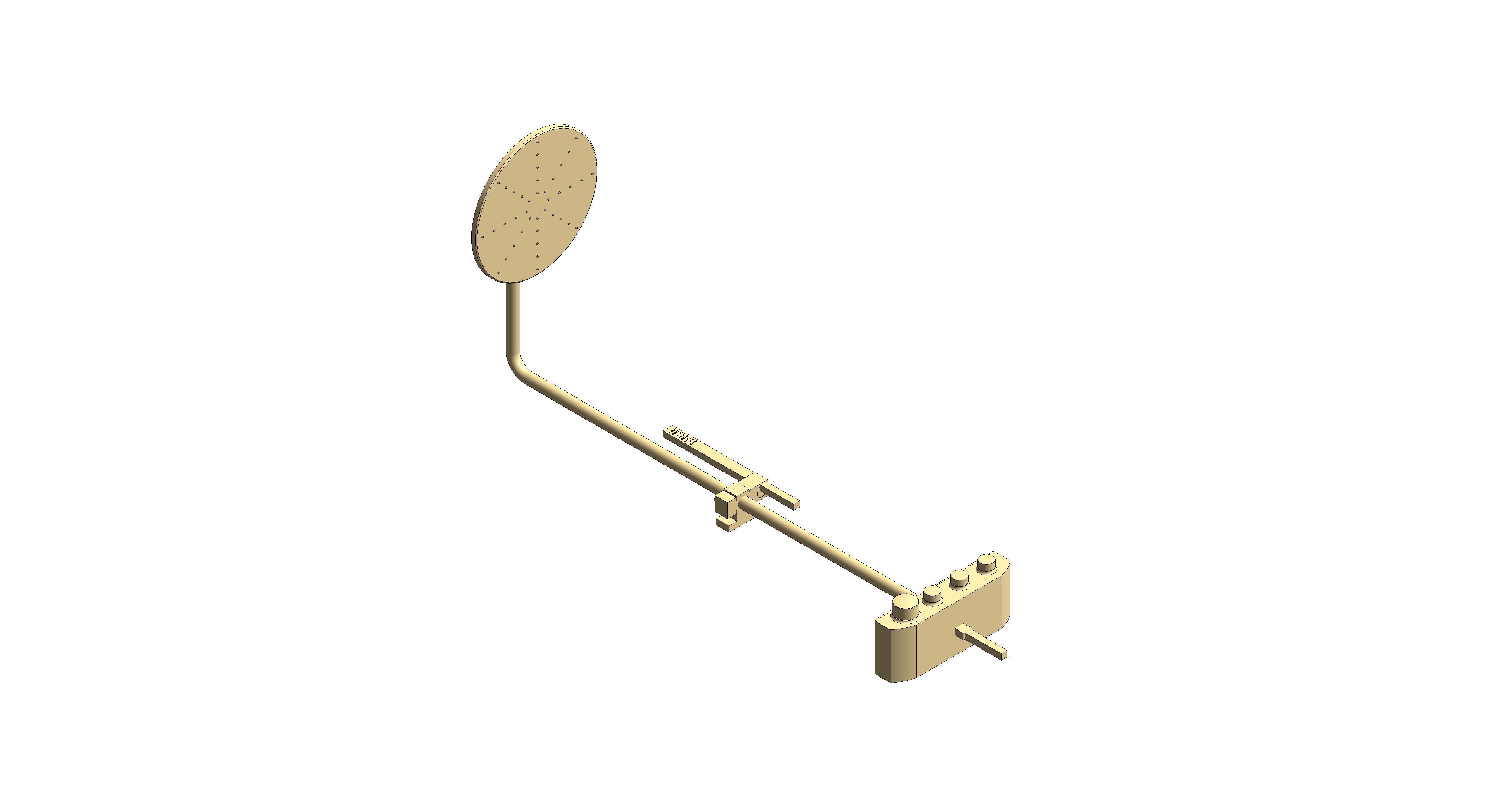 Product: EUPHORIA SMARTCONTROL SYSTEM 310 CUBE DUO Shower system with thermostat for wall mounting (26508GL0)