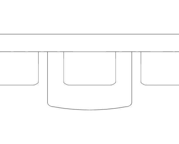 Product: GROHTHERM SMARTCONTROL Thermostat concealed installation three valves (29121EN0)