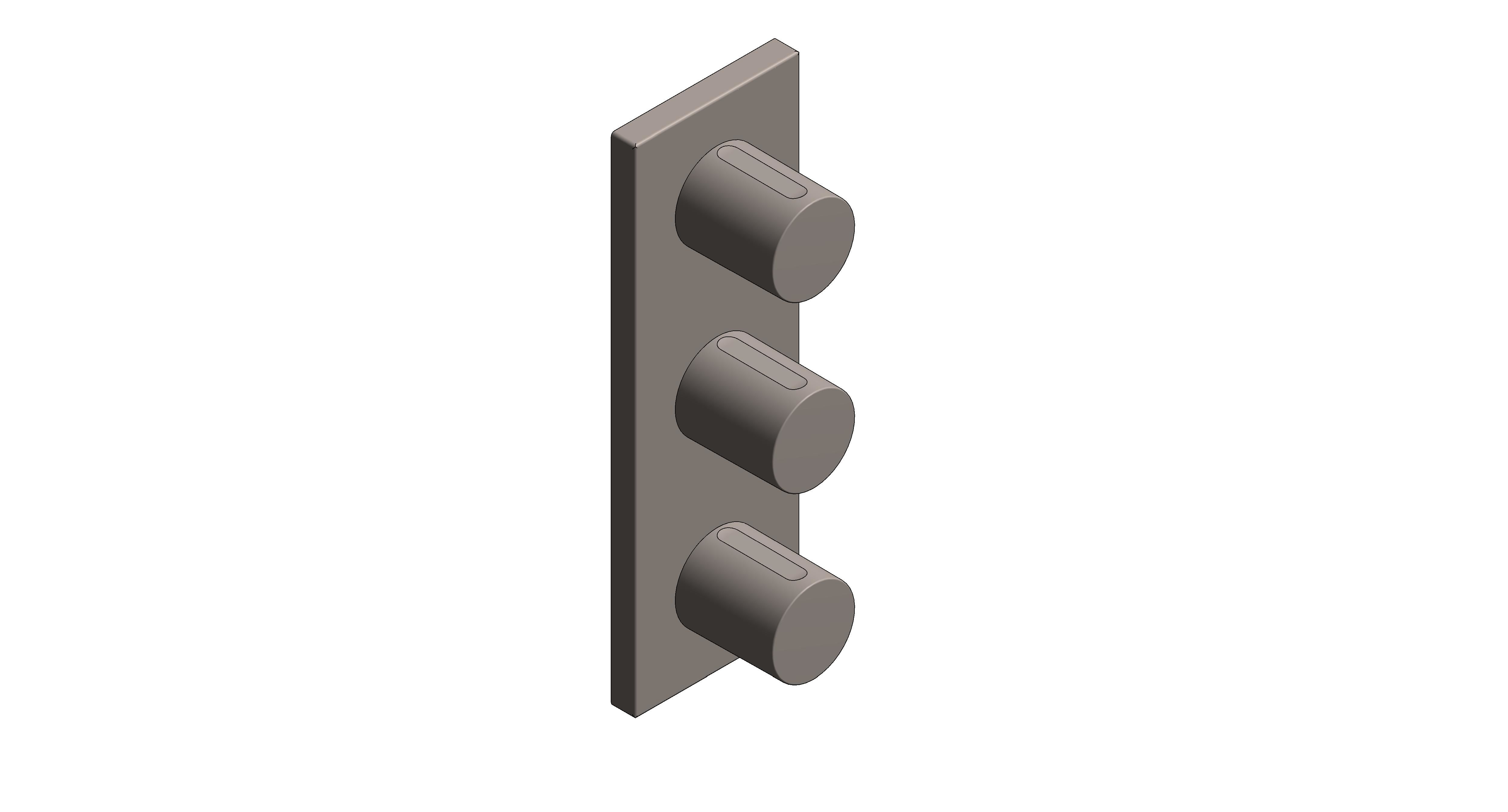 Product: GROHTHERM F Triple volume control trim (100755MG00)