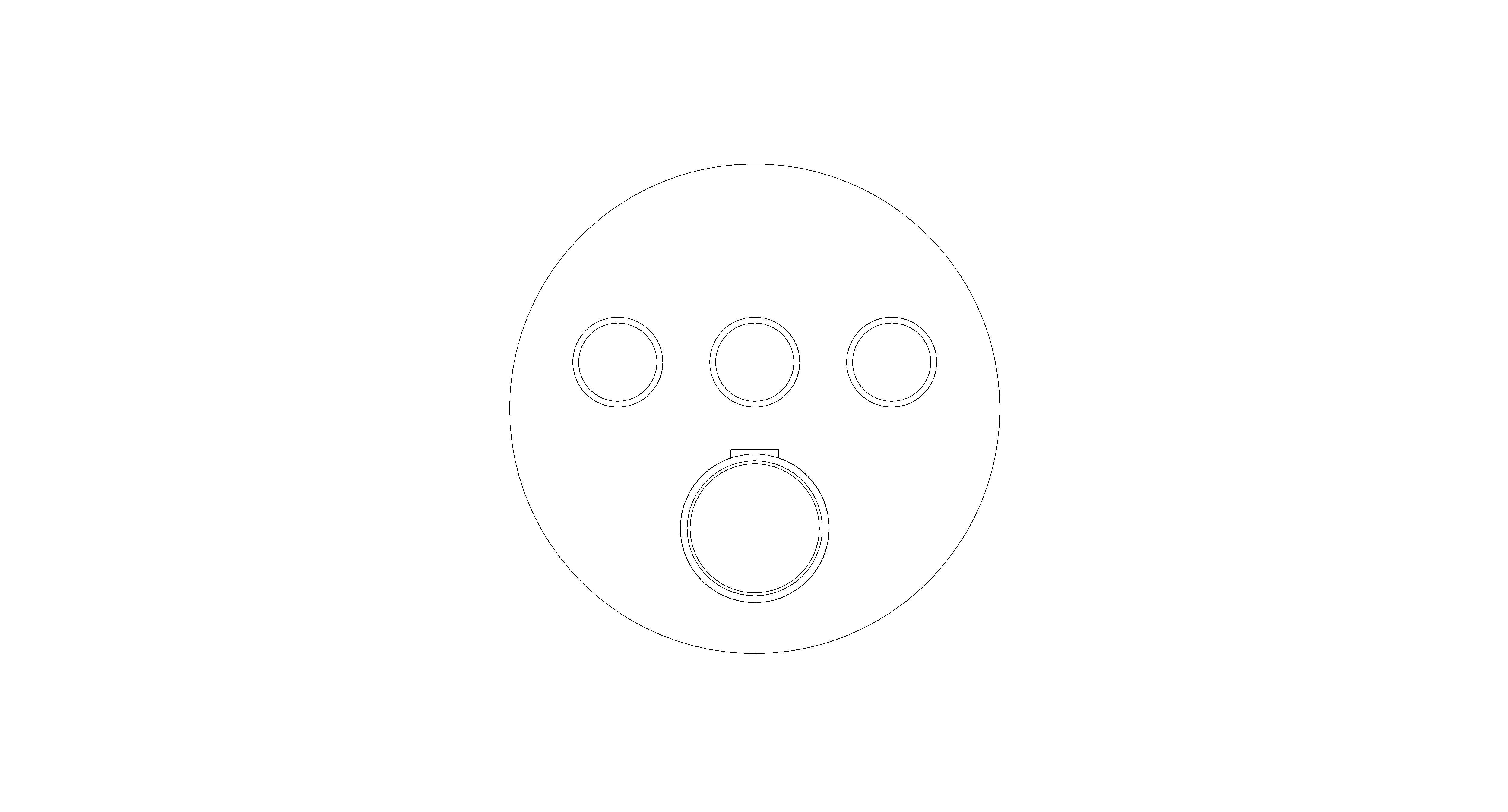 Product: GROHTHERM SMARTCONTROL Thermostat for concealed installation with 3 valves (29121MG0)