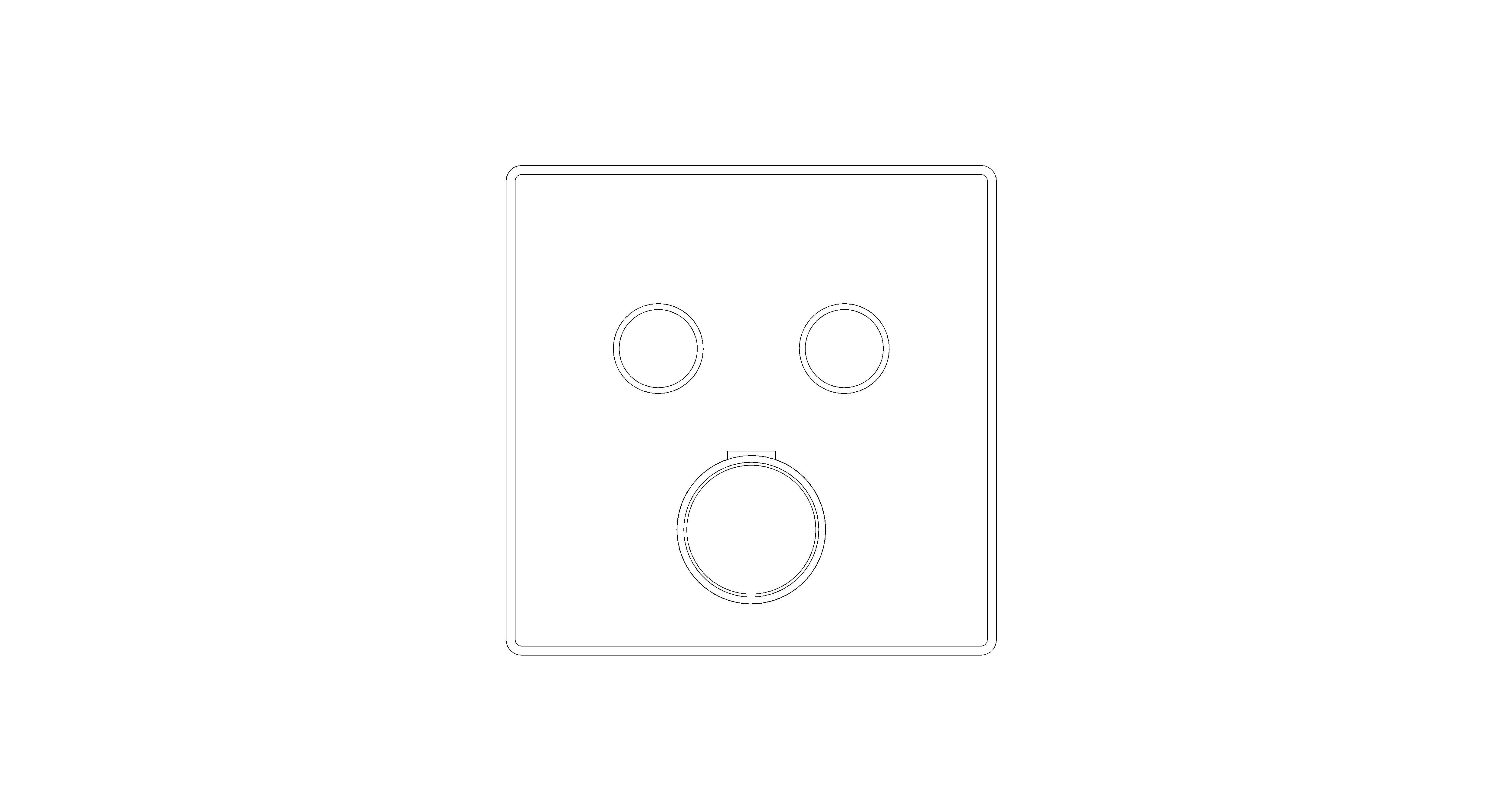 Product: GROHTHERM SMARTCONTROL Thermostat for concealed installation with 2 valves (29124MG0)