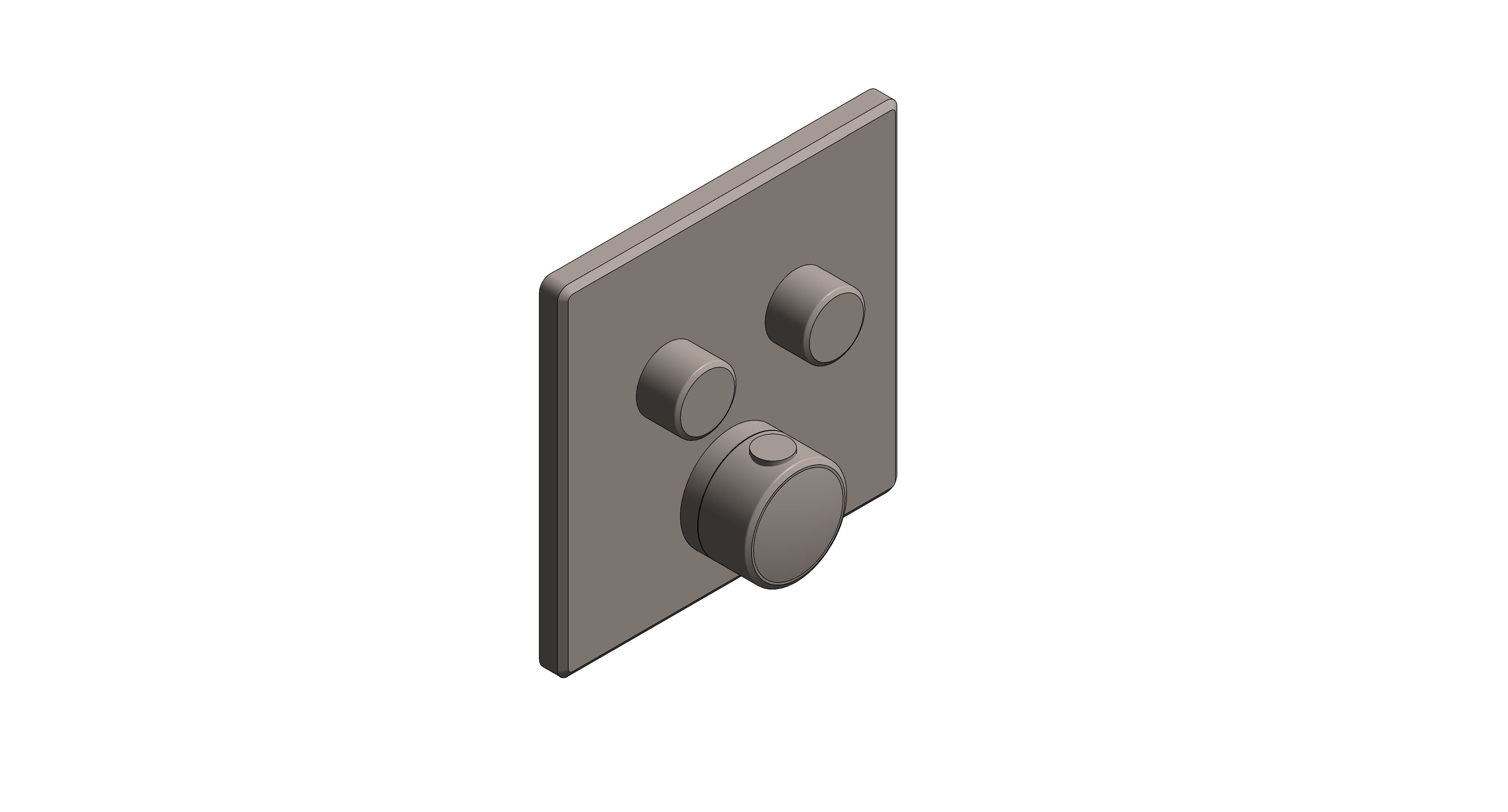 Product: GROHTHERM SMARTCONTROL Thermostat for concealed installation with 2 valves (29124MG0)