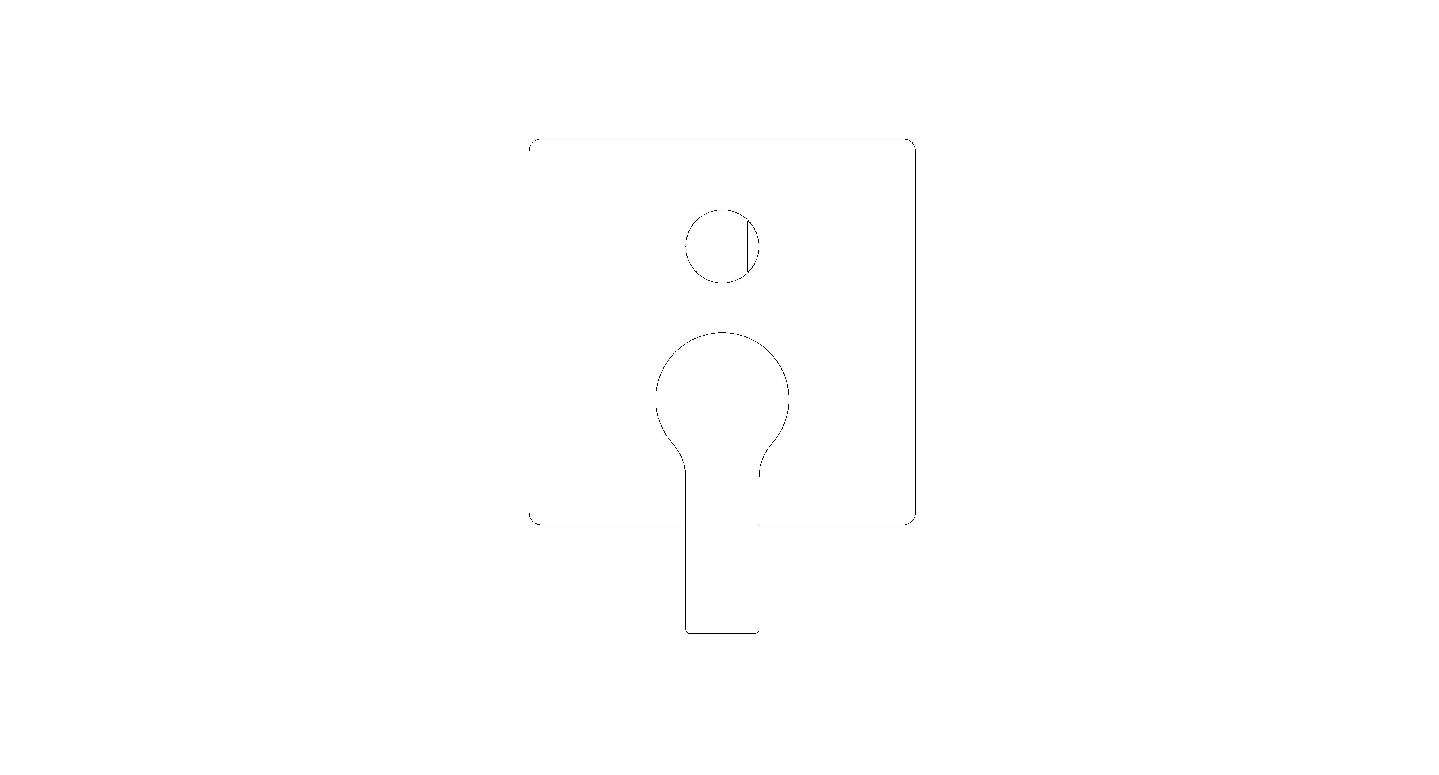 Product: ALLURE Single-lever mixer with 3-way diverter (29176MG1)