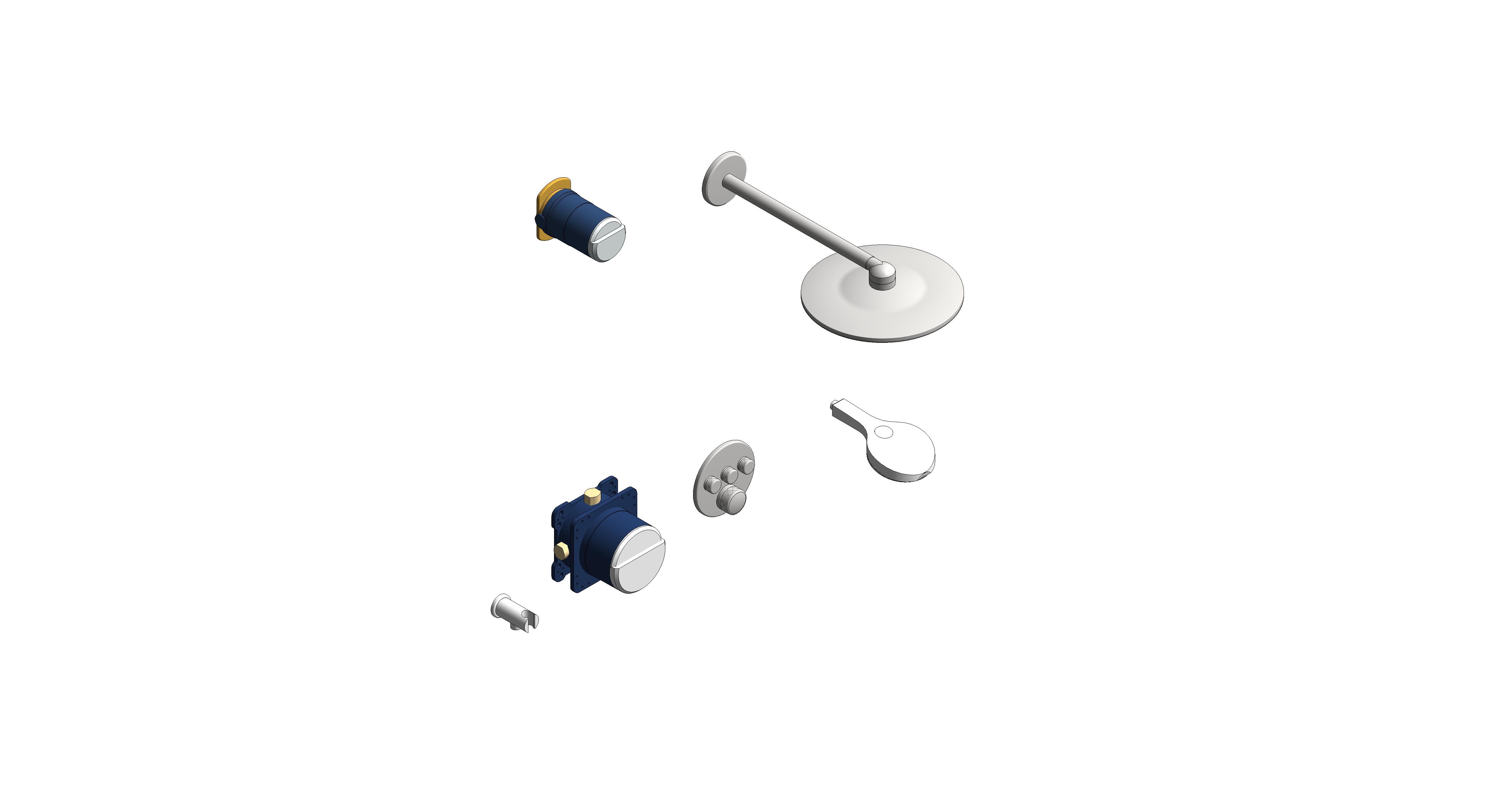 Product: Grotherm SmartControl Concealed Shower System Bundle (34863000)