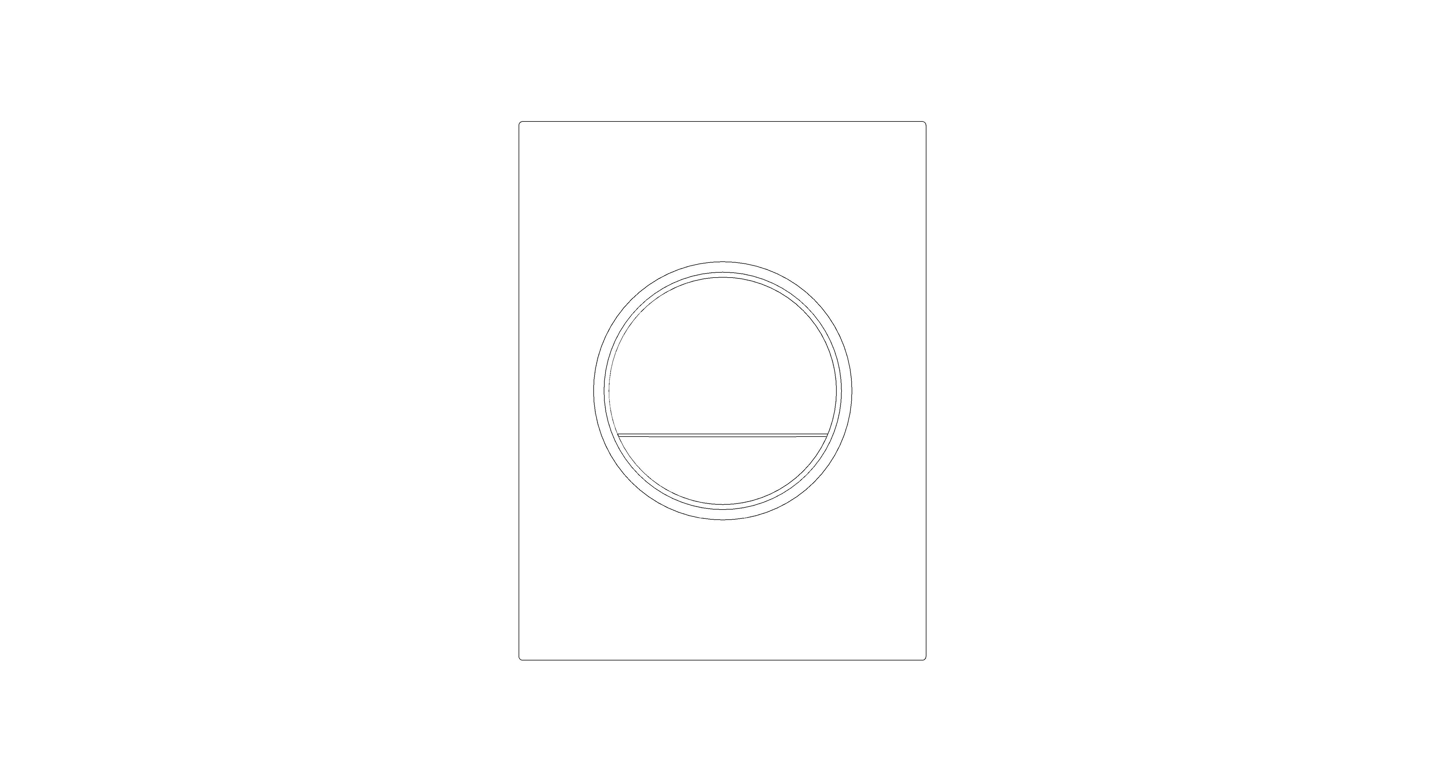 Product: NOVA COSMOPOLITAN S Flush plate (37601MG0)