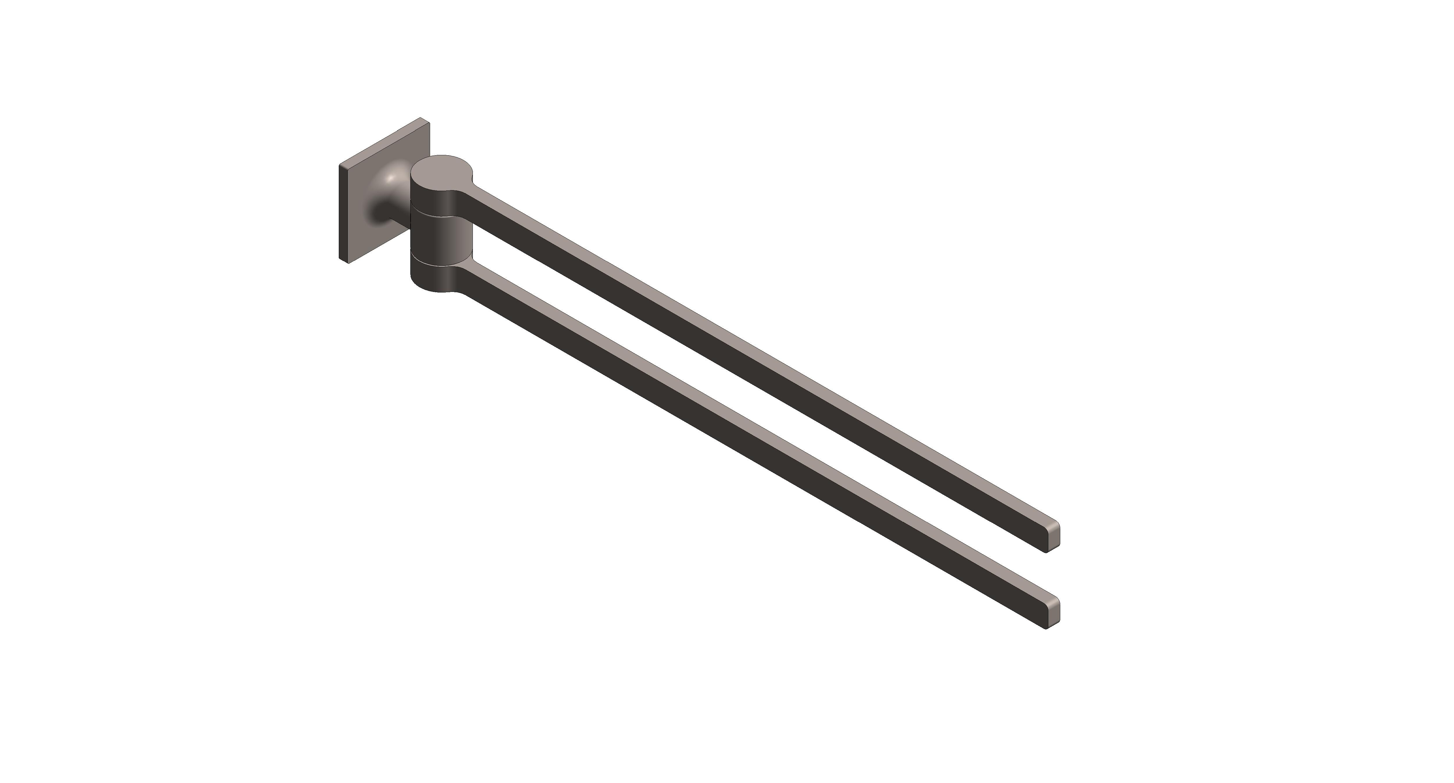 Product: ALLURE Double towel bar (40342MG1)