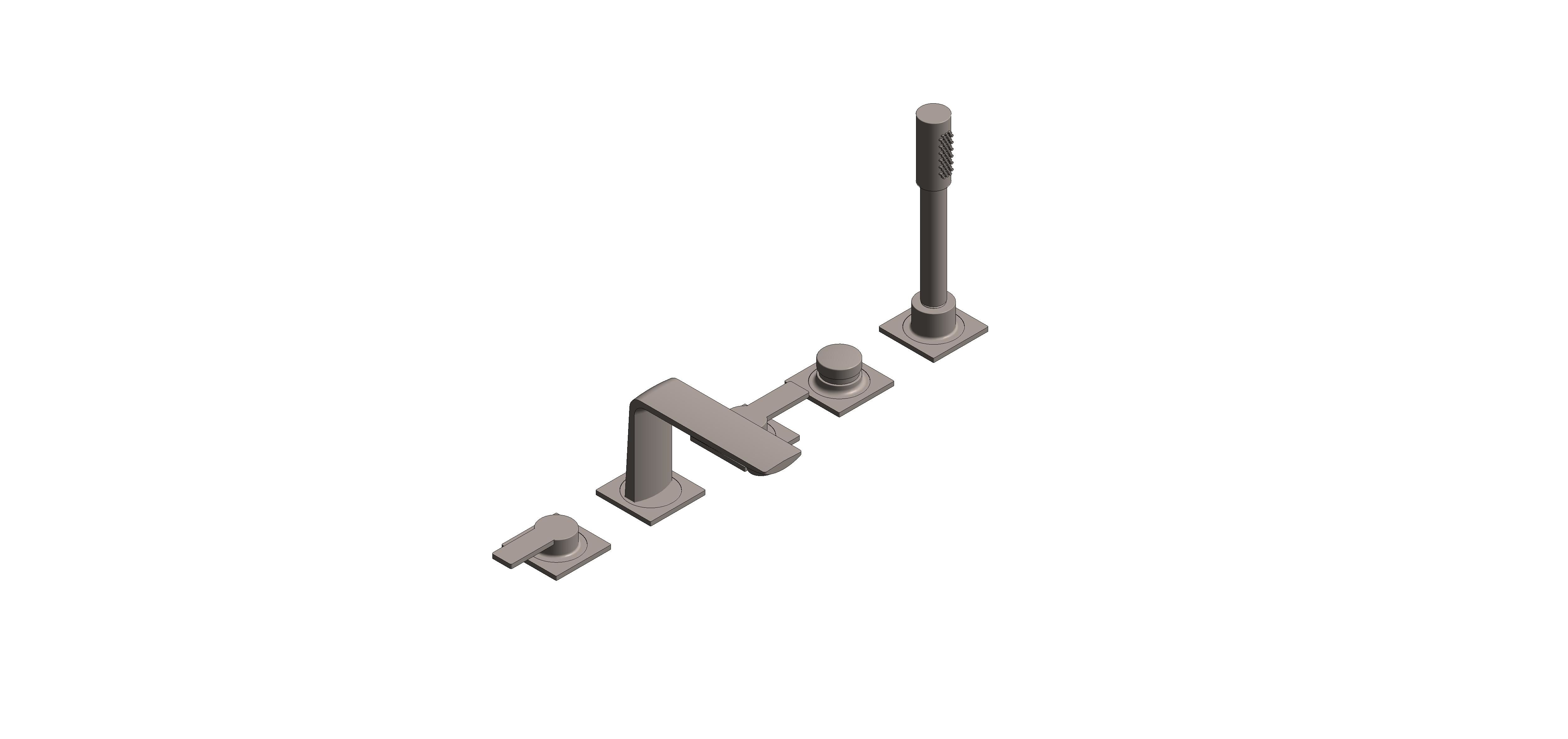 Product: ALLURE 5-hole bath/shower combination (25221AL1)