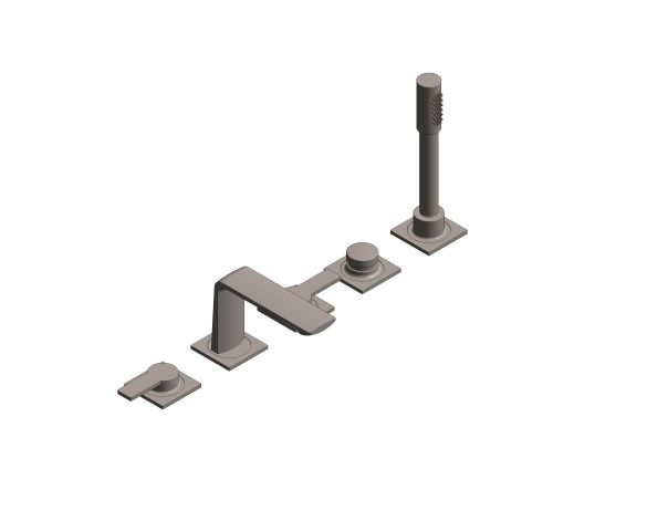 Product: ALLURE 5-hole bath/shower combination (25221AL1)