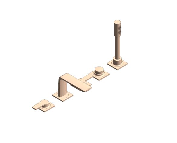 Product: ALLURE 5-hole bath/shower combination (25221DA1)