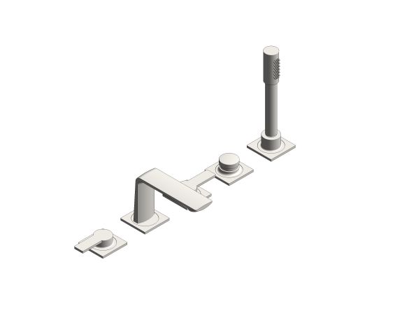 product: ALLURE 5-hole bath/shower combination (25221DC1)