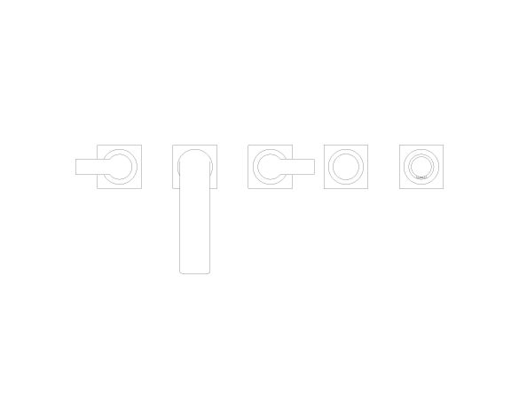 Product: ALLURE 5-hole bath/shower combination (25221GL1)