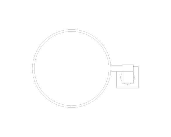 Product: ALLURE Beauty / shaving mirror (40967GL1)