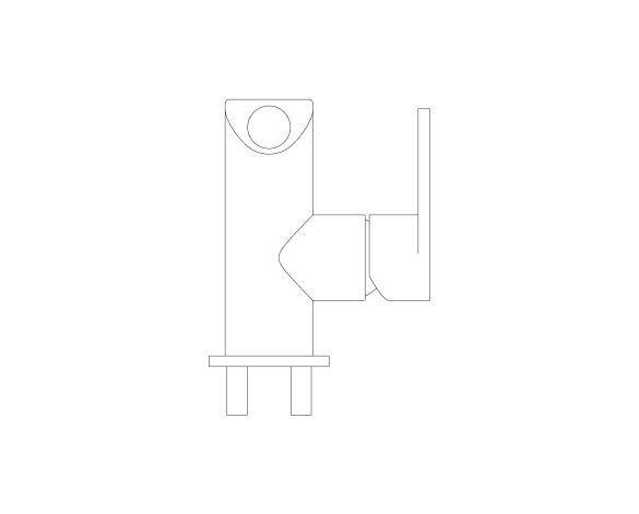 Product: ALLURE Bidet mixer 1/2″ (24160DC1)
