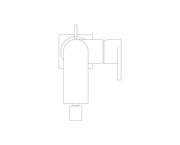 Product: ALLURE Bidet mixer 1/2″ (24160DC1)