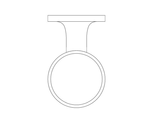 Product: ALLURE Glass/soap dish holder (40278DA1)