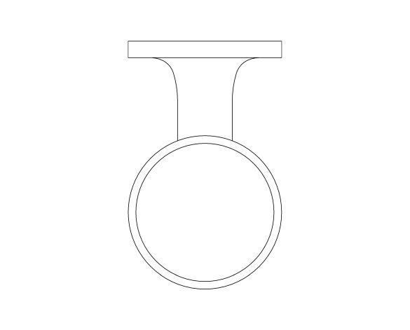 Product: ALLURE Glass/soap dish holder (40278DC1)