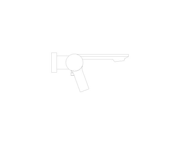Product: ALLURE Single-lever bath mixer 1/2″ exposed (32826DA1)