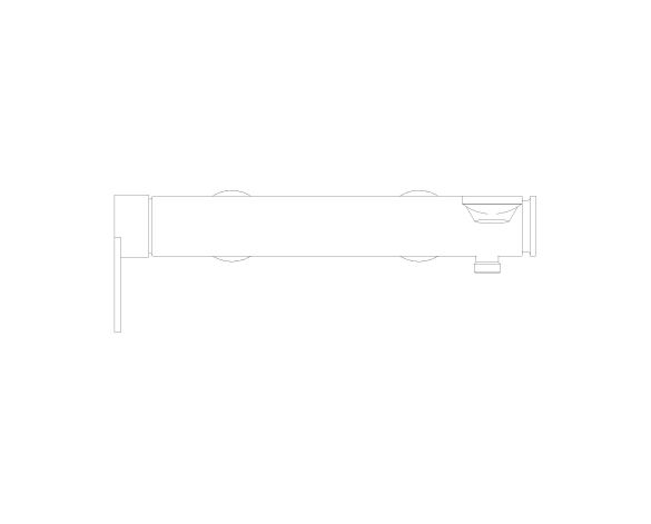 Product: ALLURE Single-lever bath mixer 1/2″ exposed (32826DC1)