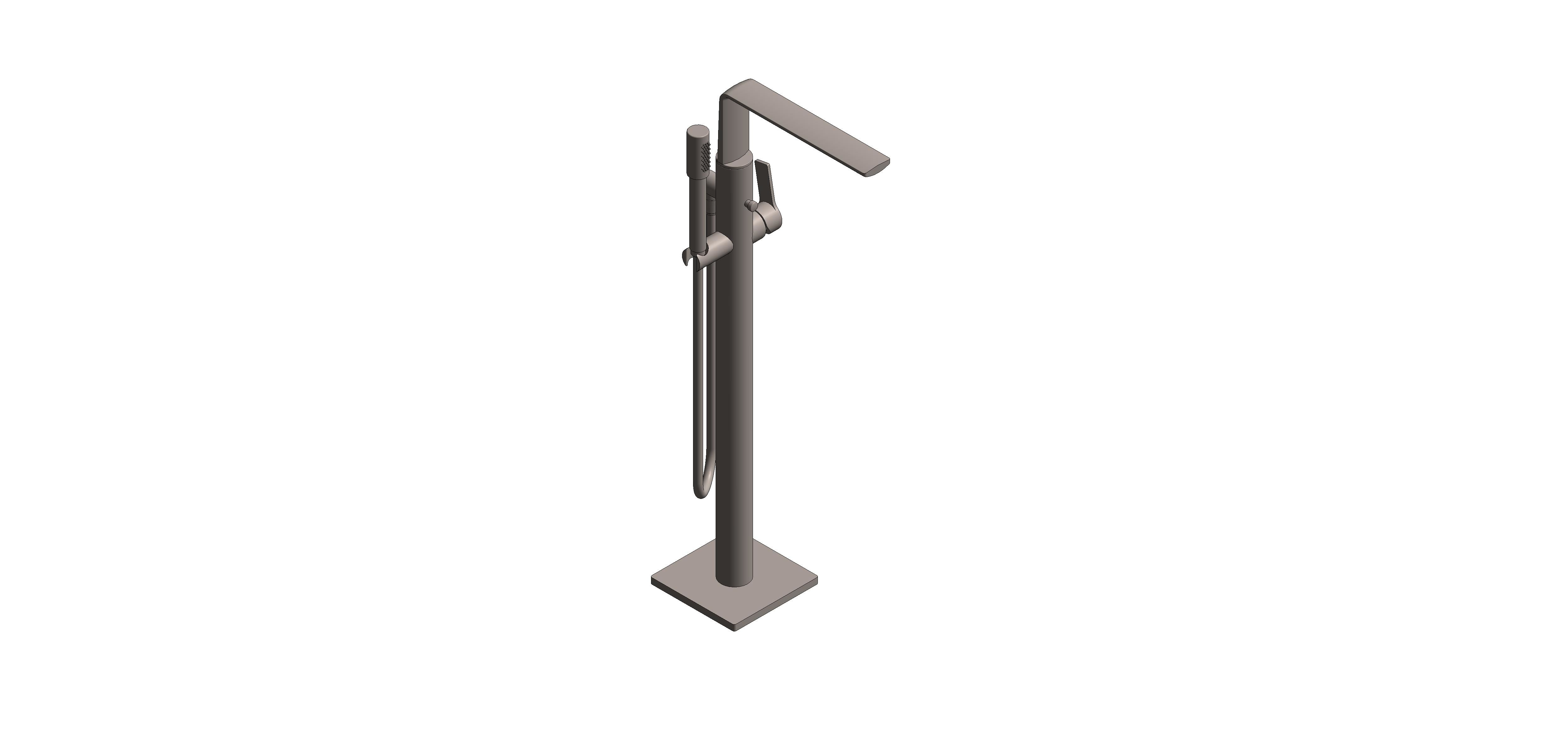 Product: ALLURE Single-lever bath mixer 1/2″, floor mounted (25222AL1)