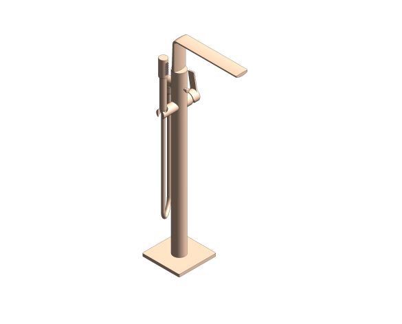 Product; ALLURE Single-lever bath mixer 1/2″, floor mounted (25222DA1)