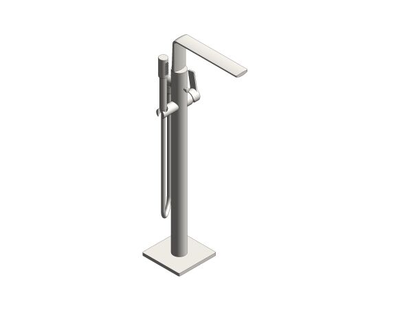 Product: ALLURE Single-lever bath mixer 1/2″, floor mounted (25222DC1)