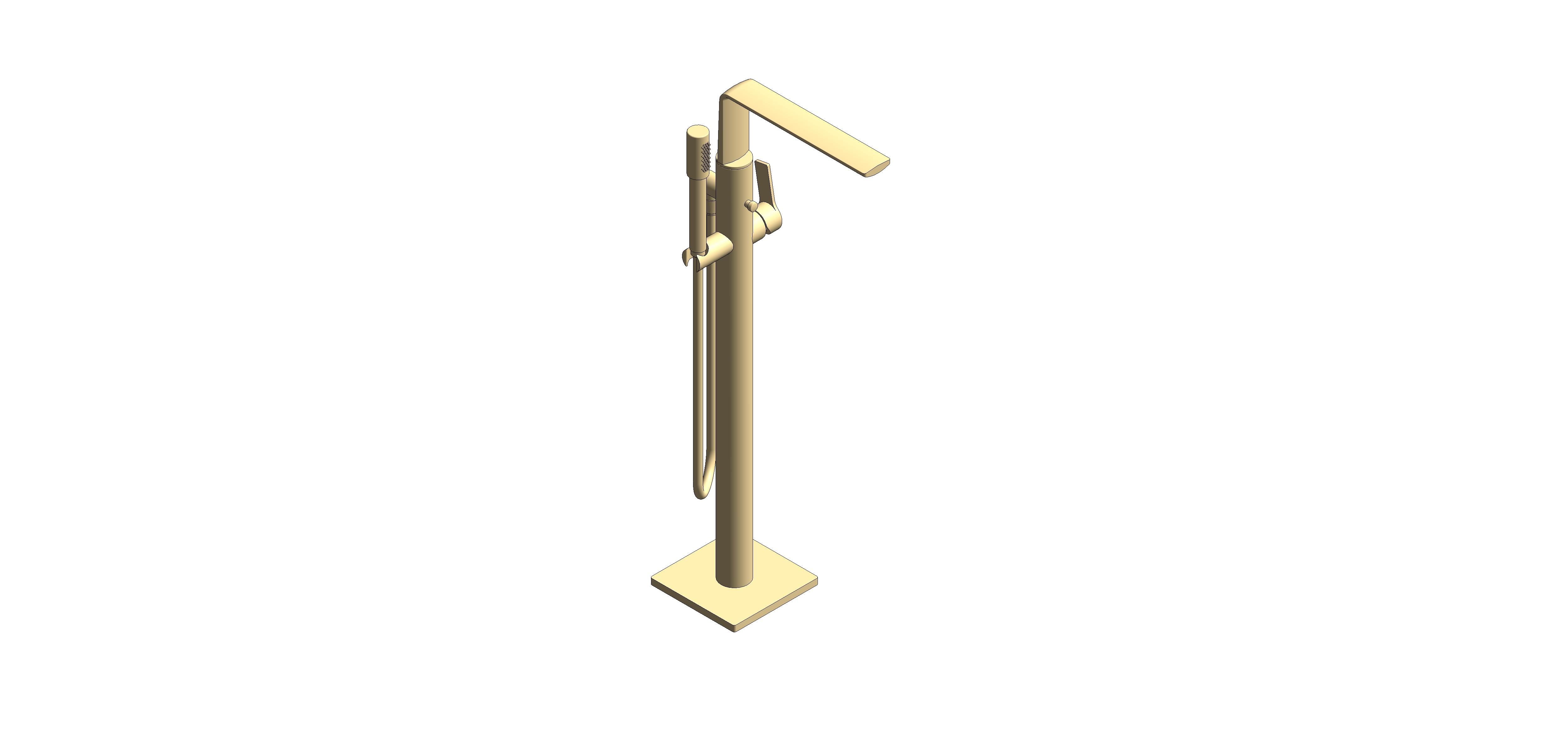 Product: ALLURE Single-lever bath mixer 1/2″, floor mounted (25222GL1)