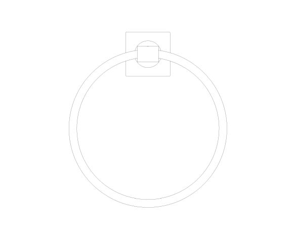 Product: ALLURE Towel ring (40339DA1)