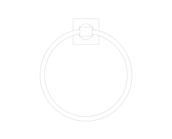 Product: ALLURE Towel ring (40339DC1)