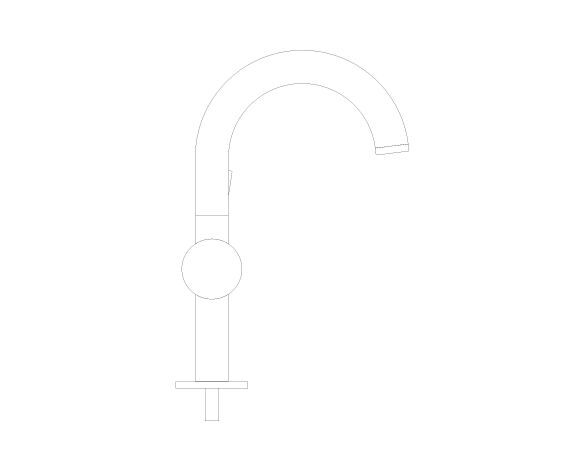 Product: ATRIO Basin mixer 1/2″ M-Size (24363GN0)