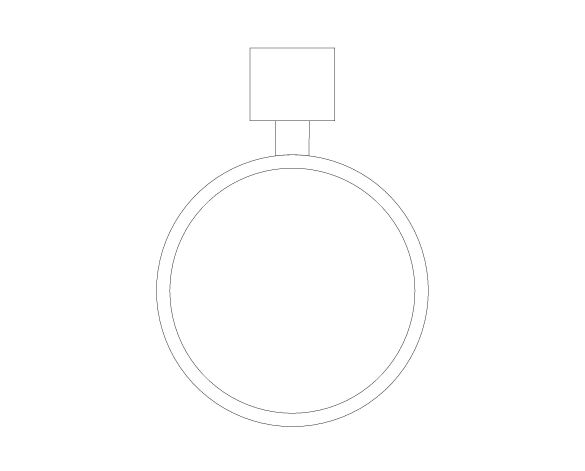Product: ATRIO Glass/soap dish holder (40885GN0)