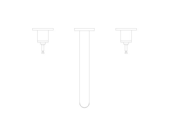 Product: ATRIO PRIVATE COLLECTION 3-Hole Basin Mixer M-Size (20587GN0)