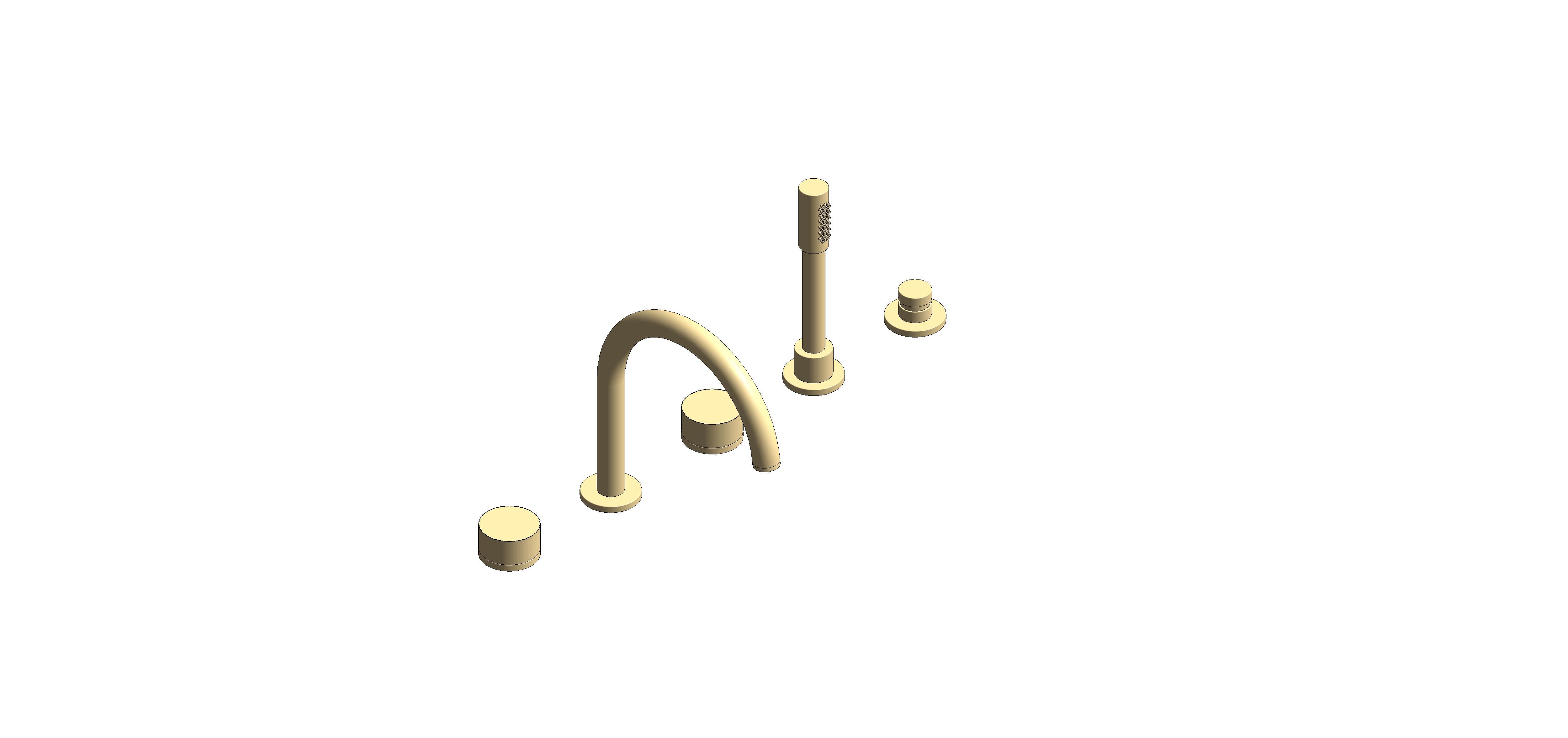 Product: ATRIO PRIVATE COLLECTION 5-hole bath/shower combination (25226GN0)