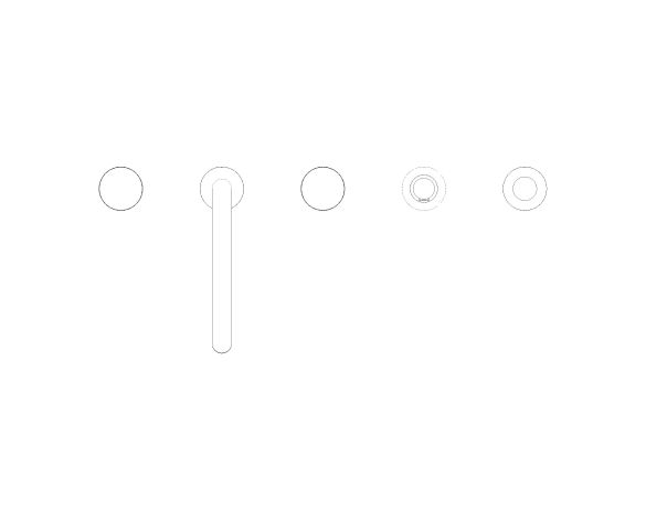 Product: ATRIO PRIVATE COLLECTION 5-hole bath/shower combination (25226GN0)