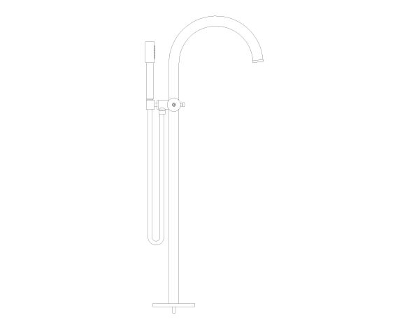 Product: ATRIO PRIVATE COLLECTION Bath / shower mixer 1/2″ (25227DL0)