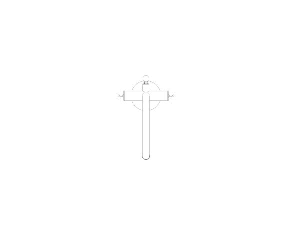 Product: ATRIO PRIVATE COLLECTION Bath / shower mixer 1/2″ (25227DL0)