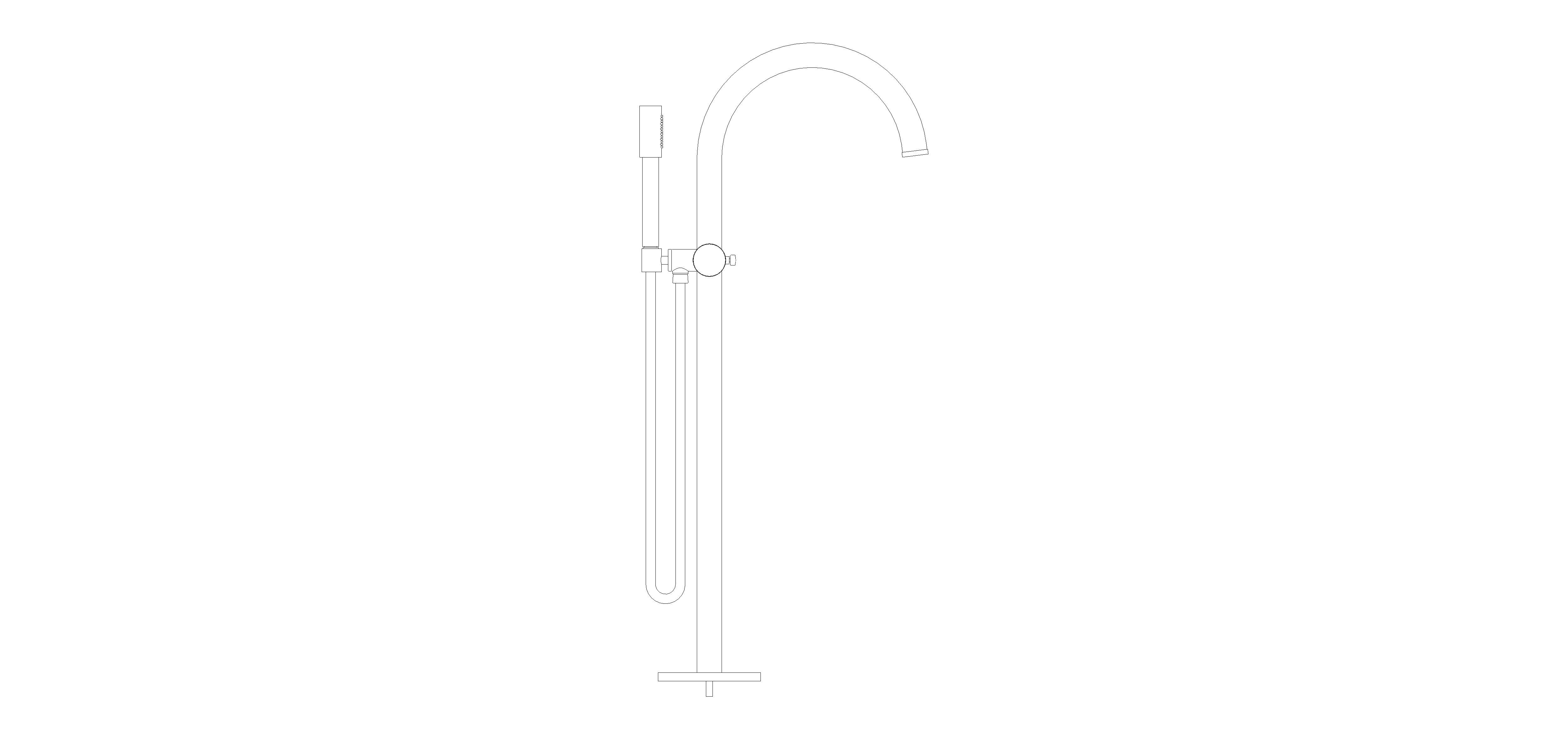 Product: ATRIO PRIVATE COLLECTION Bath / shower mixer 1/2″ (25229DL0)