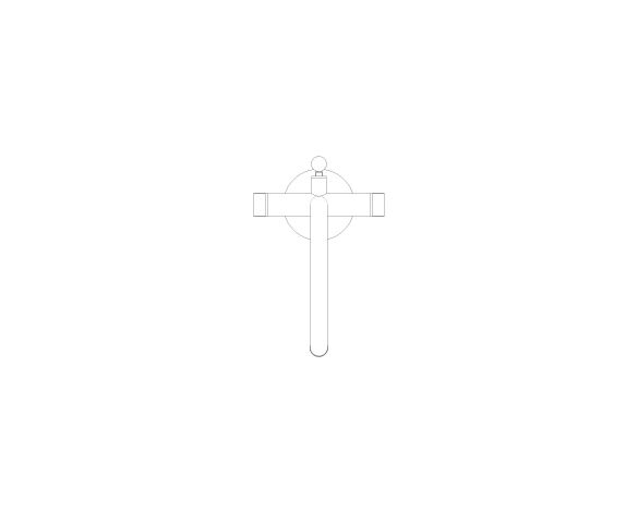 Product: ATRIO PRIVATE COLLECTION Bath / shower mixer 1/2″ (25229GN0)