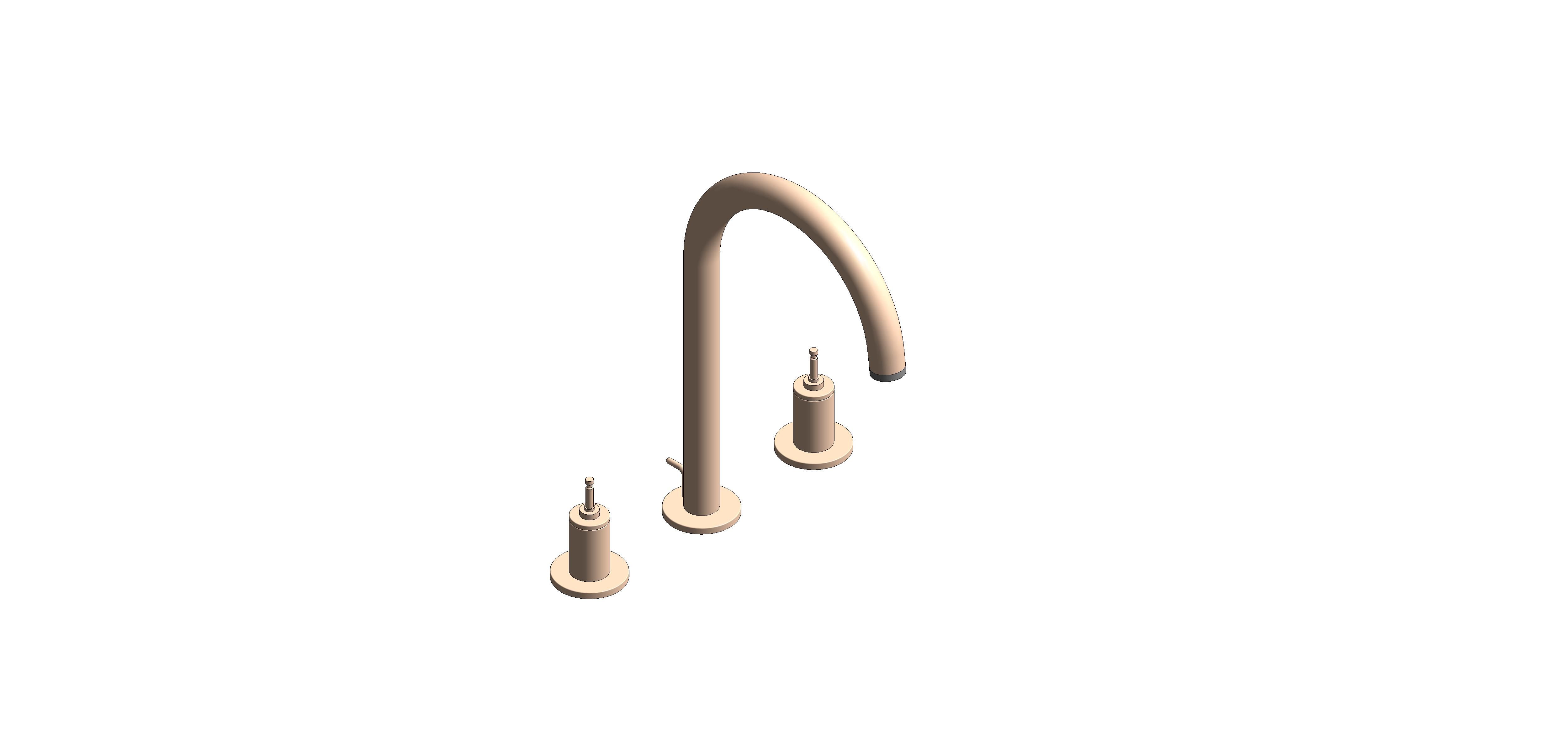 Product: ATRIO PRIVATE COLLECTION Three-hole basin mixer 1/2″ L-Size (20593DL0)