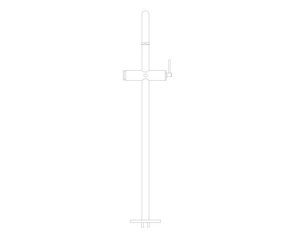 Product: ATRIO Single-lever bath mixer, floor mounted (24368DL0)