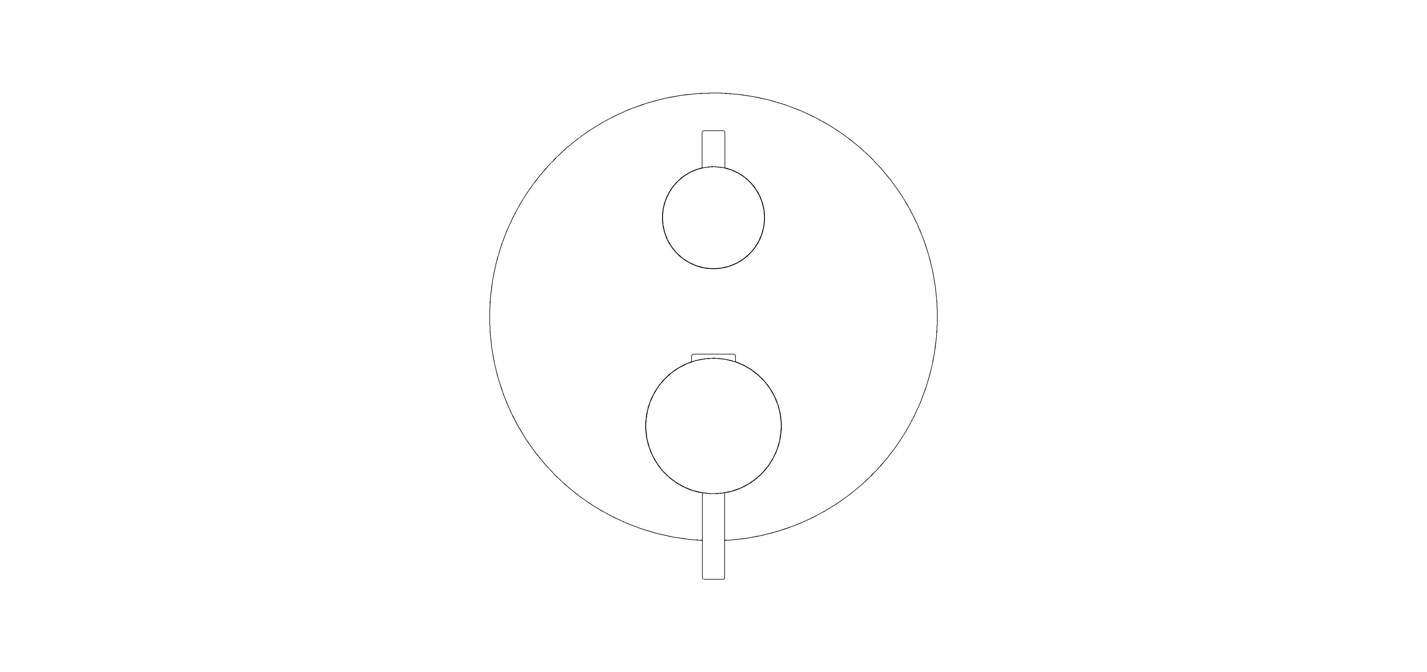 Product: ATRIO Thermostatic mixer for 1 outlet with shut off valve (24357GN0)