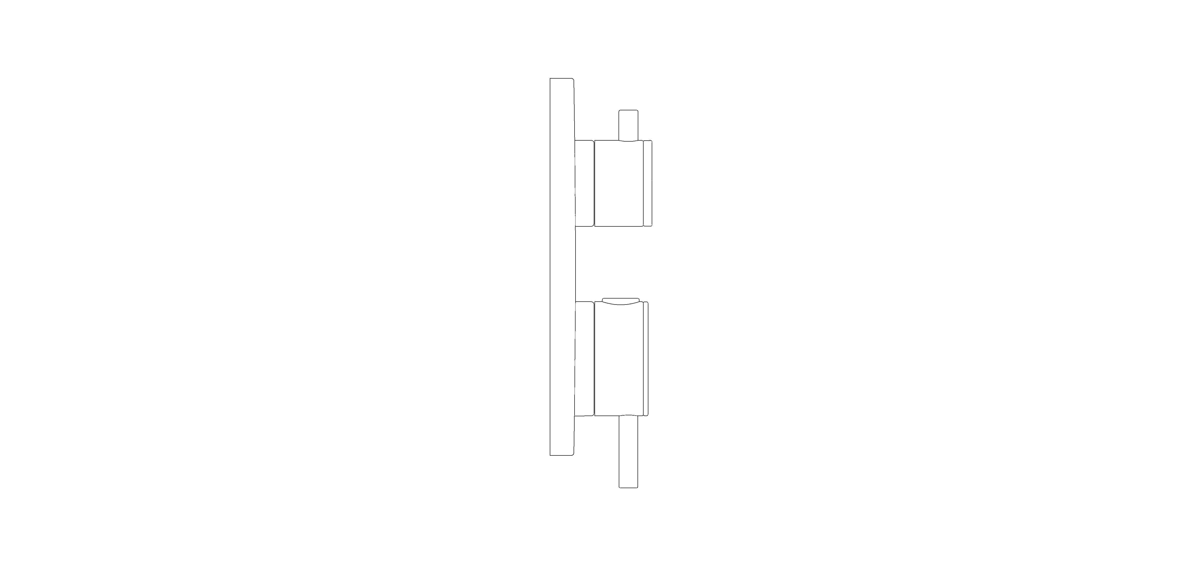 Product: ATRIO Thermostatic mixer for 1 outlet with shut off valve (24357GN0)