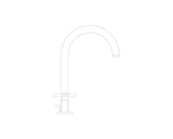 Product: ATRIO Three-hole basin mixer 1/2" L-Size (20643DL0)