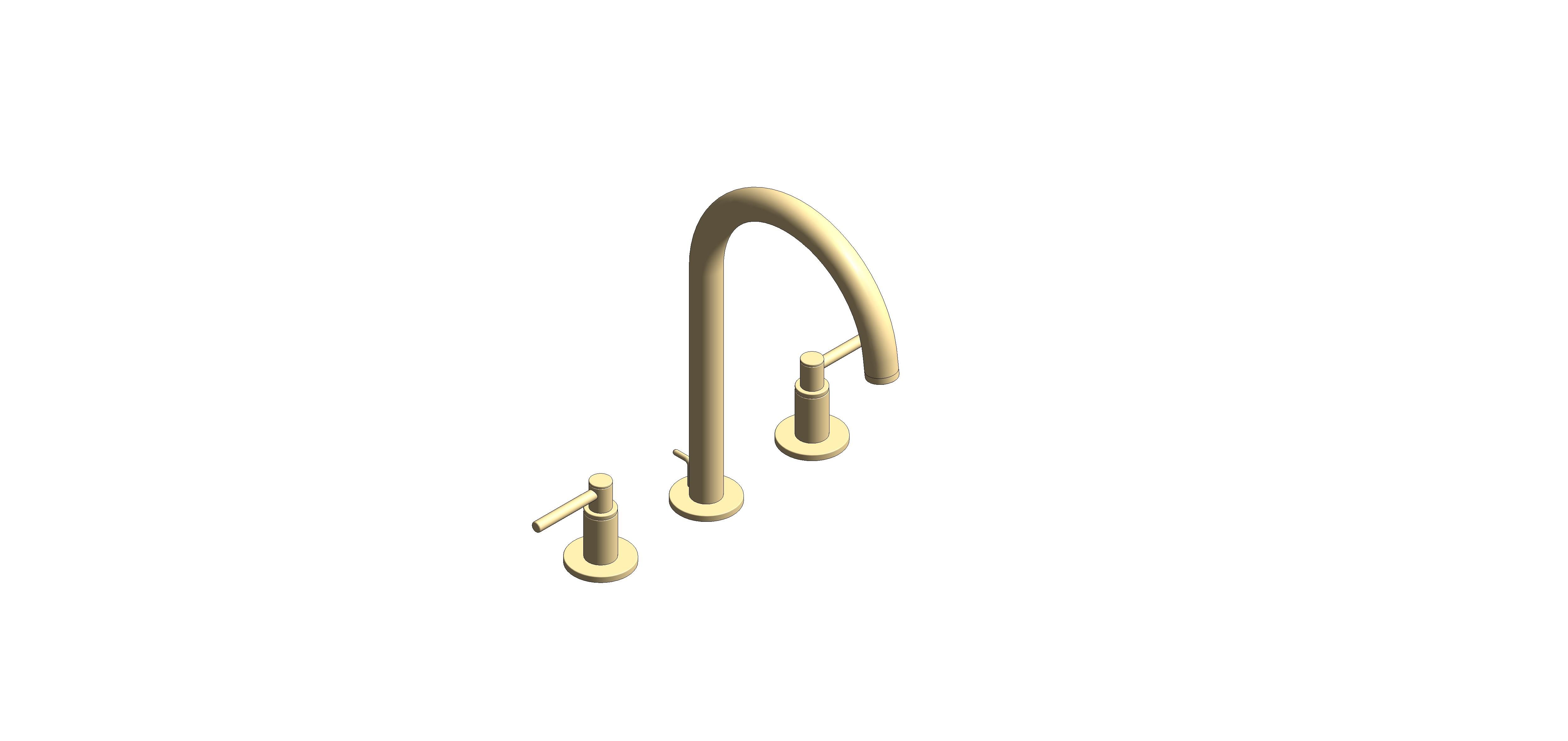 Product: ATRIO Three-hole basin mixer 1/2″ L-Size (20649GN0)